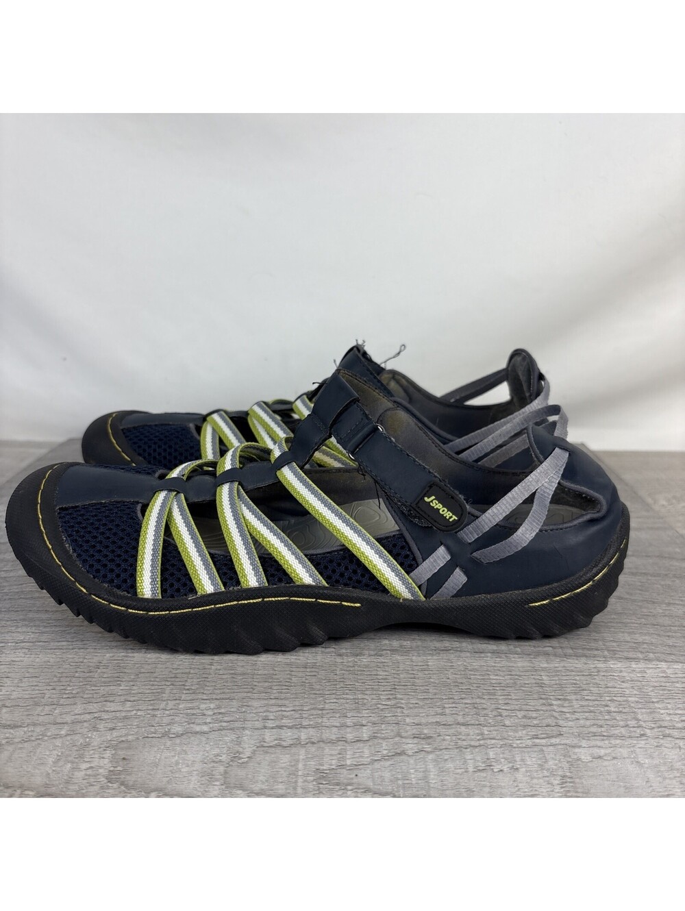 JSport Jambu Jetty Encore Water Sandals Navy Blue Size 9